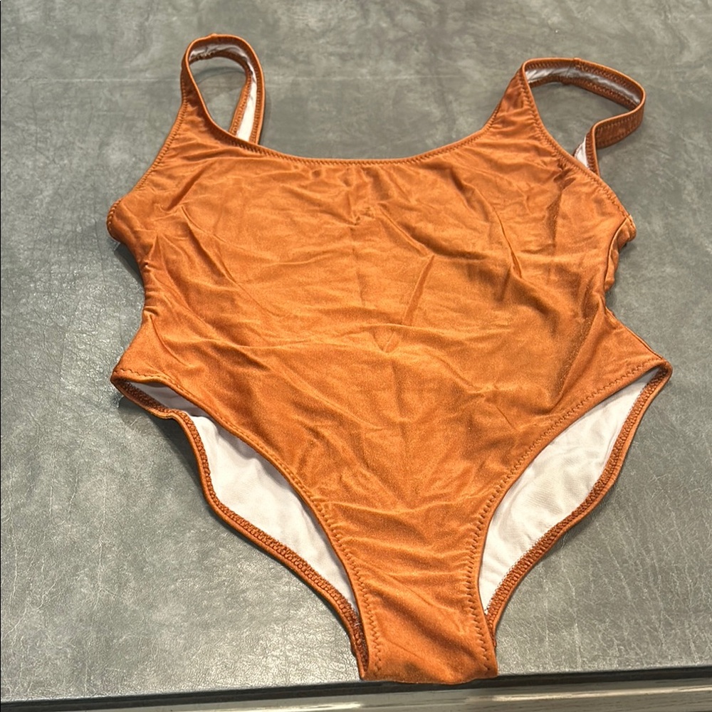 Bianca Coletti Orange One Piece Swimsuit